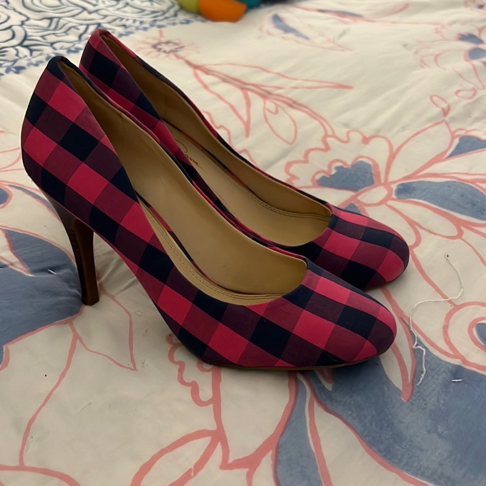 Jessica Simpson Gingham Pumps
